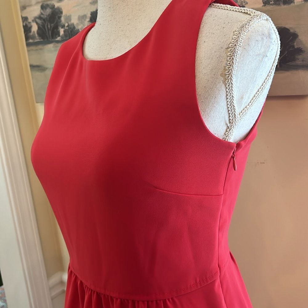 NWOT J. Crew Fuchsia Sleeveless Mini Dress - Picture 5 of 11